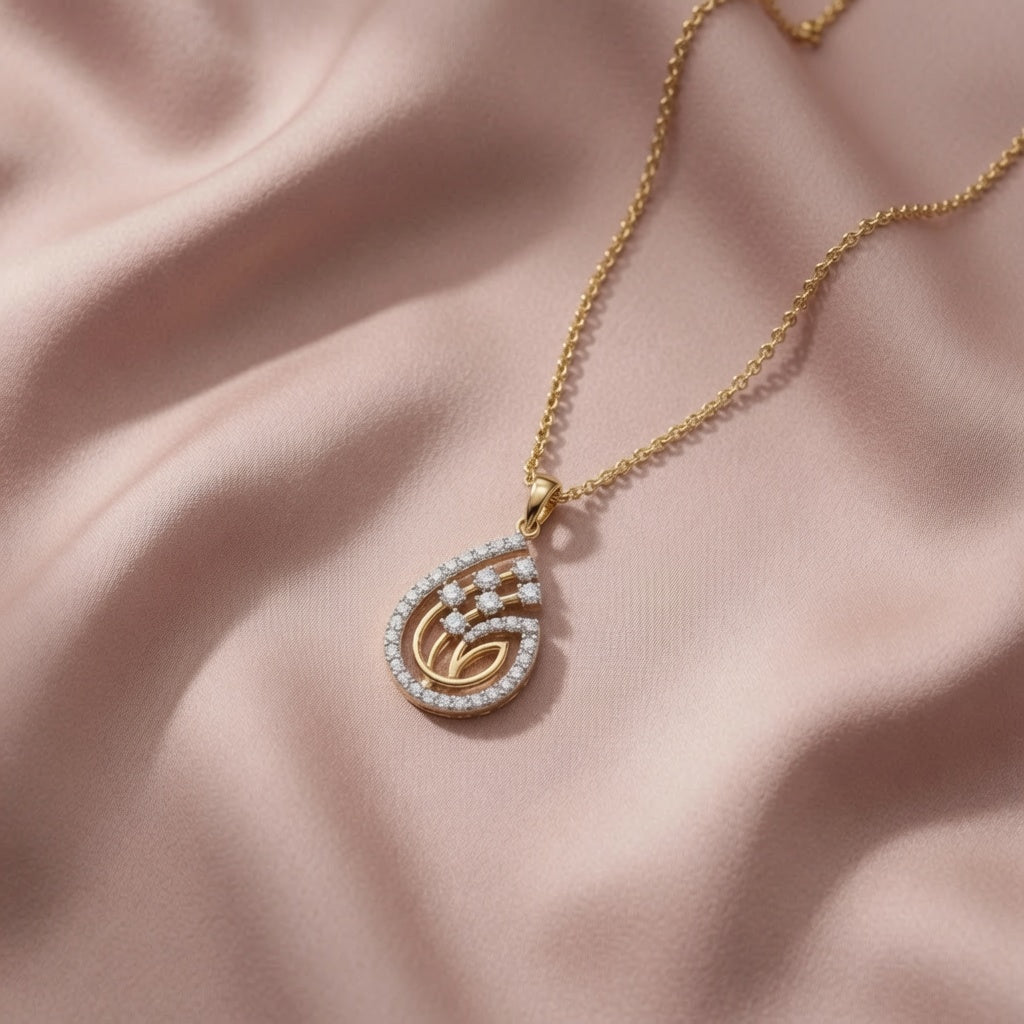 Paisley Bloom Pendant | 925 Sterling Silver Jewelry by Cilhouette