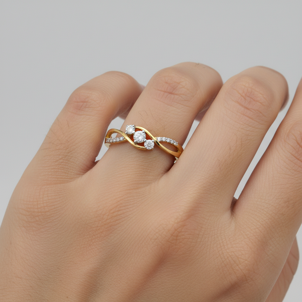 Infinity Embrace Ring – worn on hand | 925 Sterling Silver Jewelry by Cilhouette
