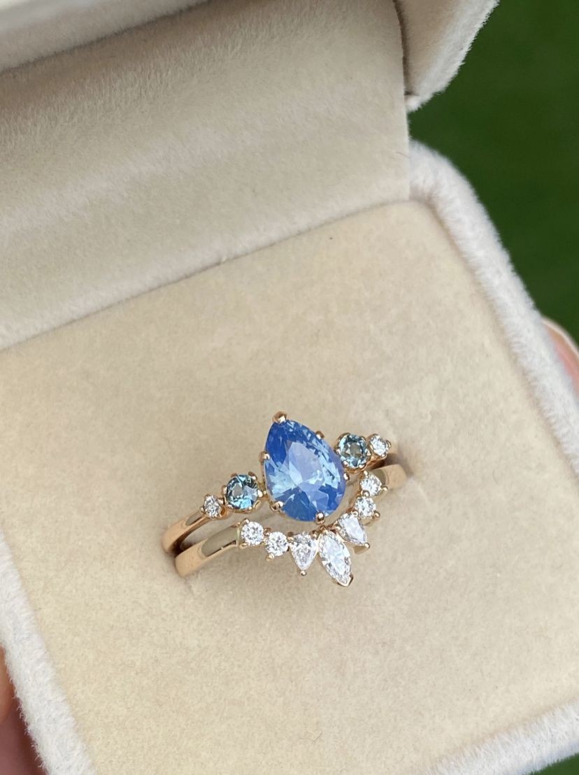 Celestial Drop Ring Set