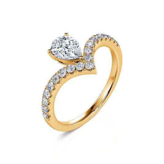 Starlit Curve Ring