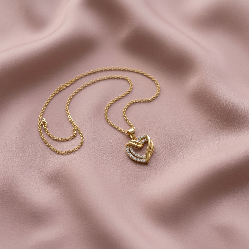 Amor Heart Pendant | 925 Sterling Silver Jewelry by Cilhouette