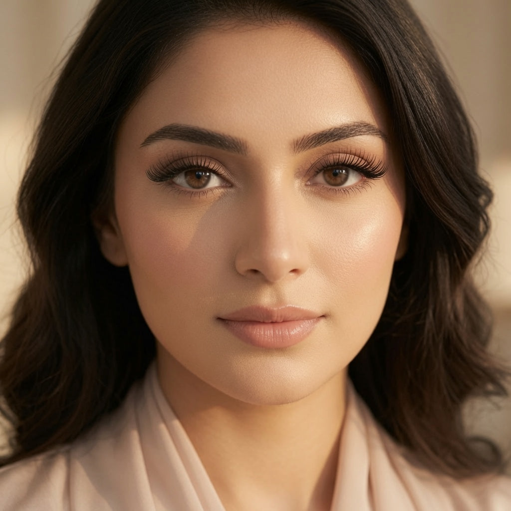 BARE™ | Natural-Look Lashes - Lightweight & Everyday Wear – front view | Faux Mink Eyelashes by Cilhouette