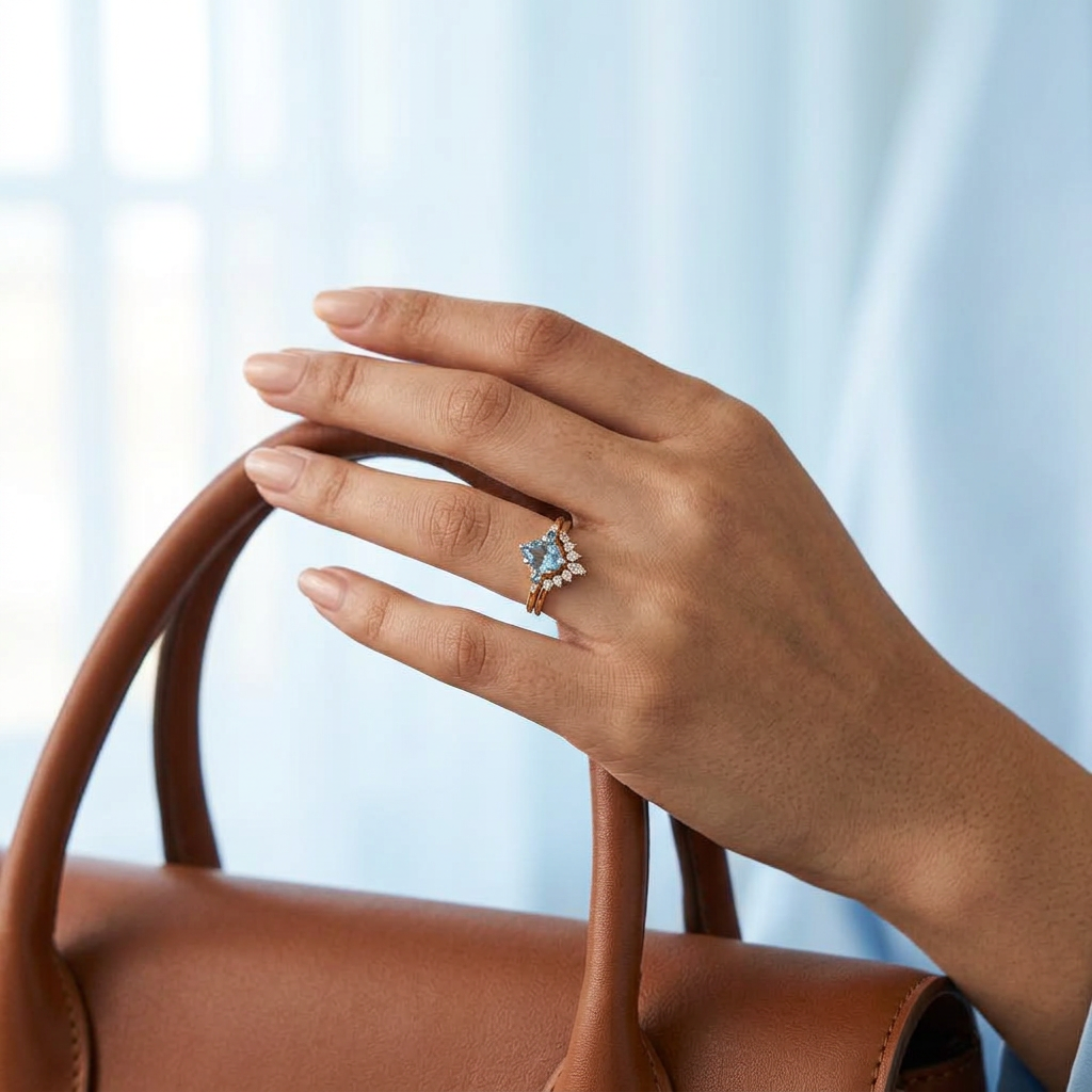 Celestial Drop Ring Set