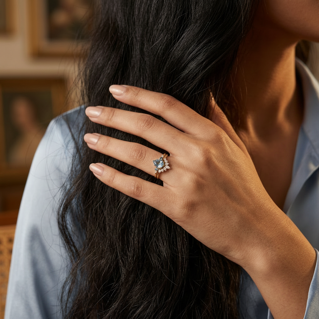 Celestial Drop Ring Set