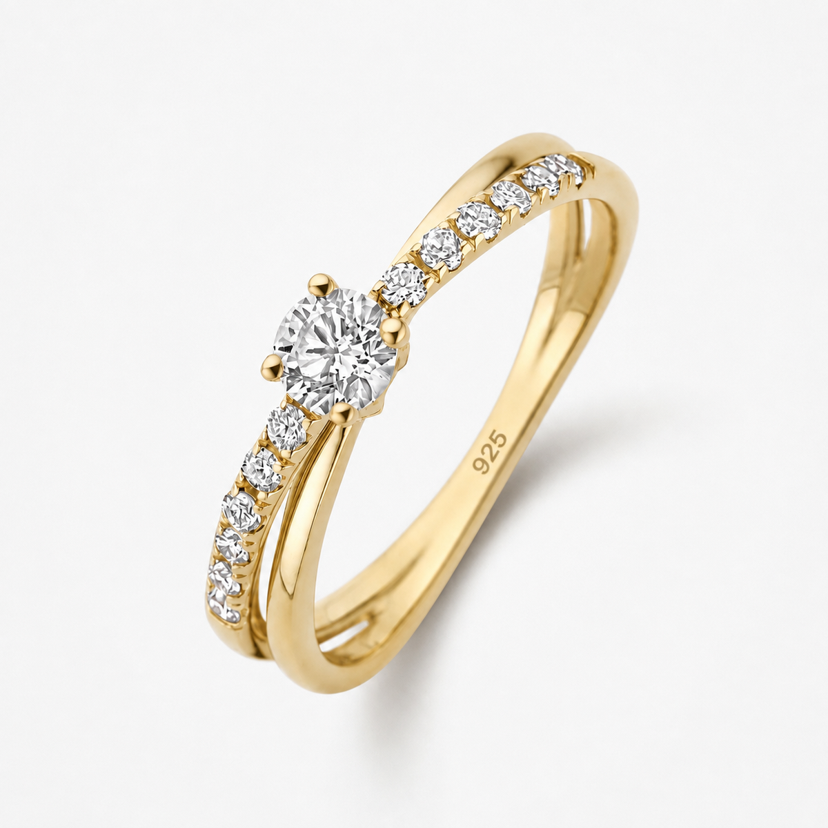 Celestial Pave Solitaire Ring