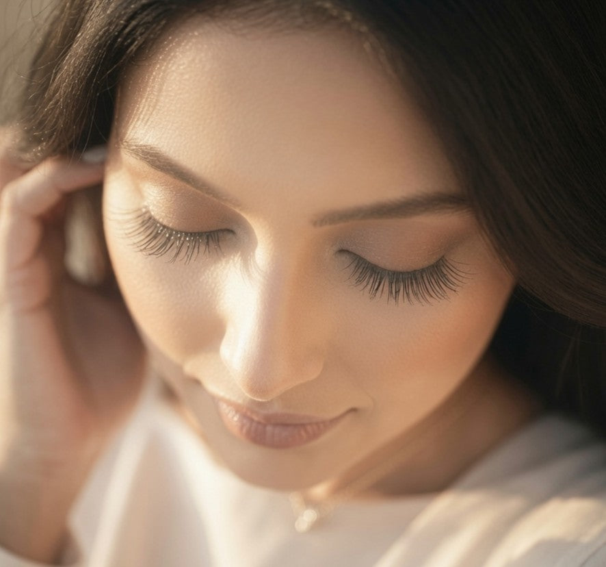 BARE™ | Natural-Look Lashes - Lightweight & Everyday Wear – close-up detail | Faux Mink Eyelashes by Cilhouette