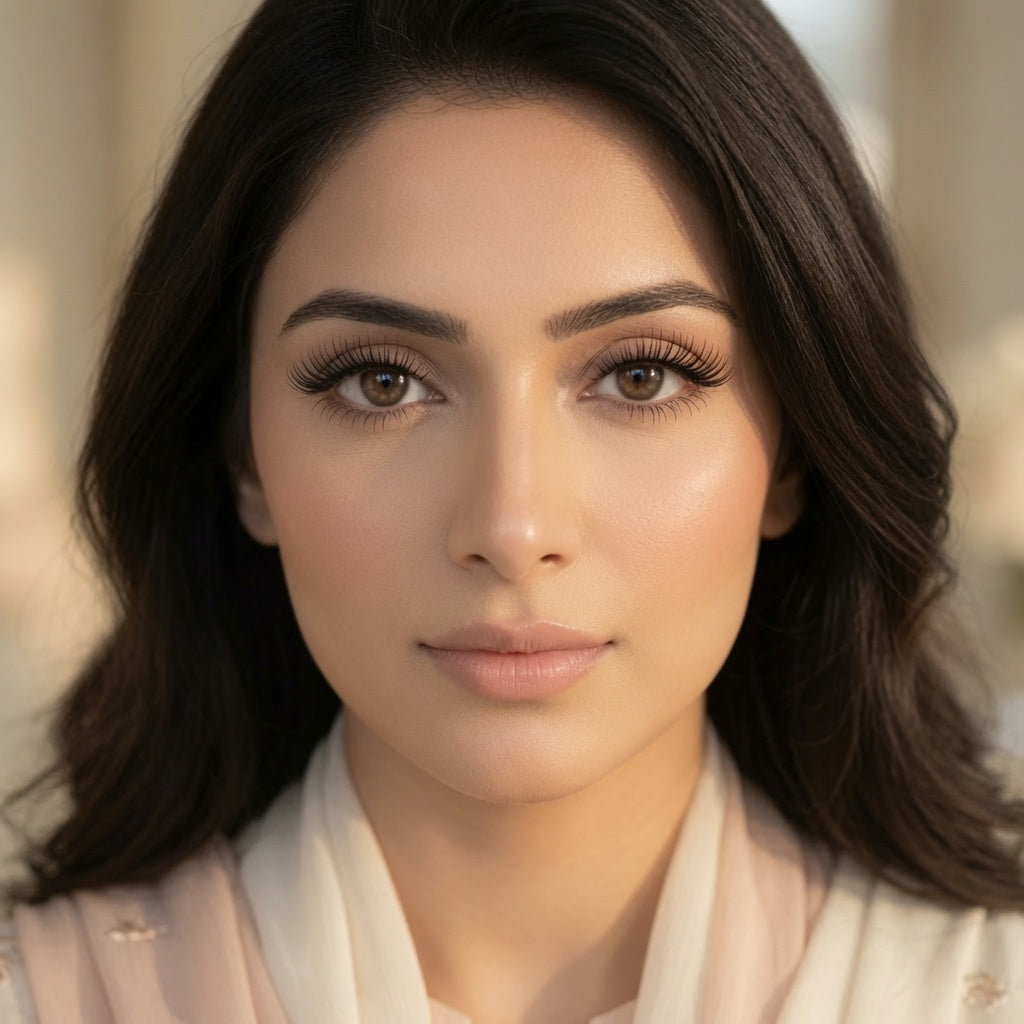 FEMME™ | Soft Volume Lashes — Elegant Day-to-Night Look – front view, close-up detail | Faux Mink Eyelashes by Cilhouette