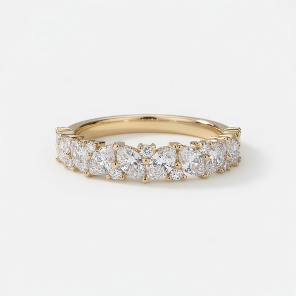 Glacier Eternity Ring | 925 Sterling Silver Jewelry by Cilhouette