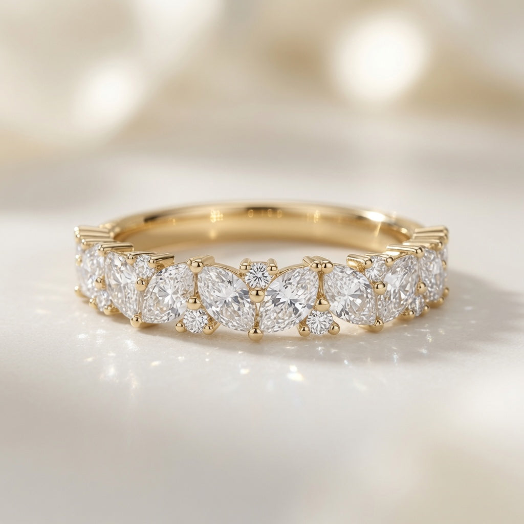 Glacier Eternity Ring | 925 Sterling Silver Jewelry by Cilhouette