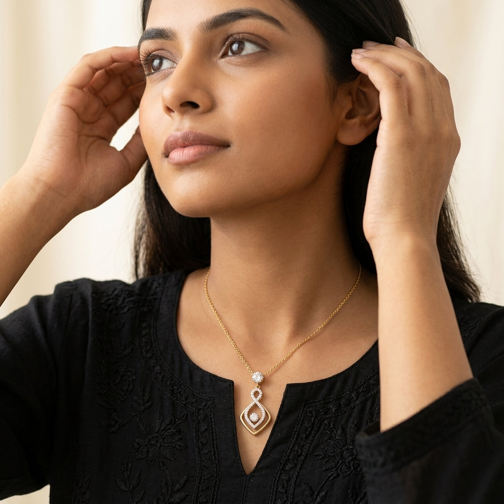 Infinity Drop Pendant