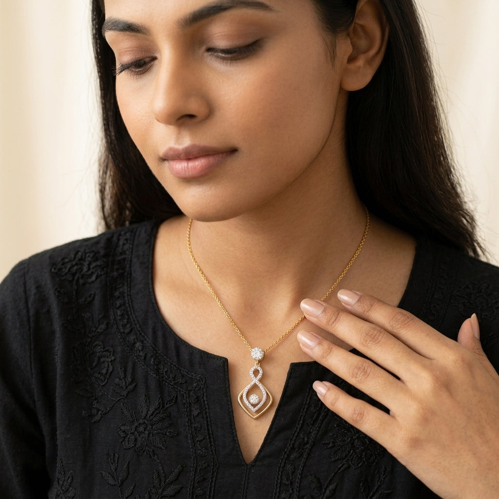 Infinity Drop Pendant