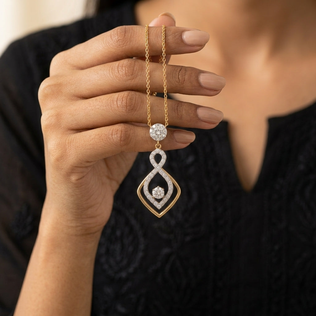 Infinity Drop Pendant