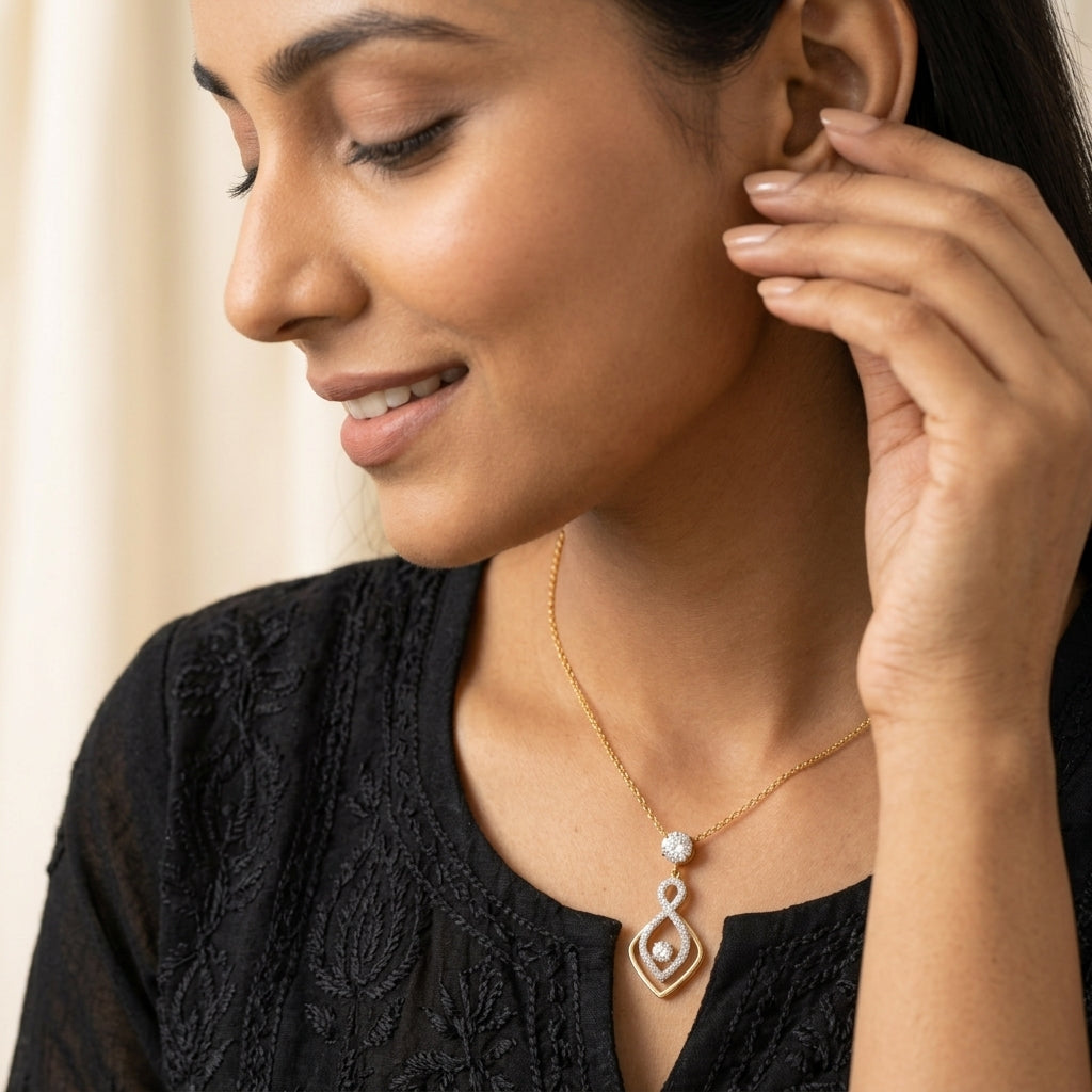 Infinity Drop Pendant