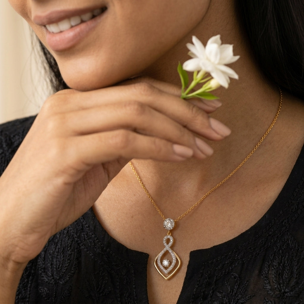 Infinity Drop Pendant