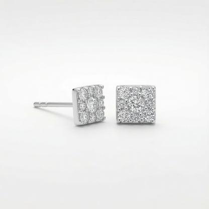Mosaic Cluster Studs | 925 Sterling Silver Jewelry by Cilhouette