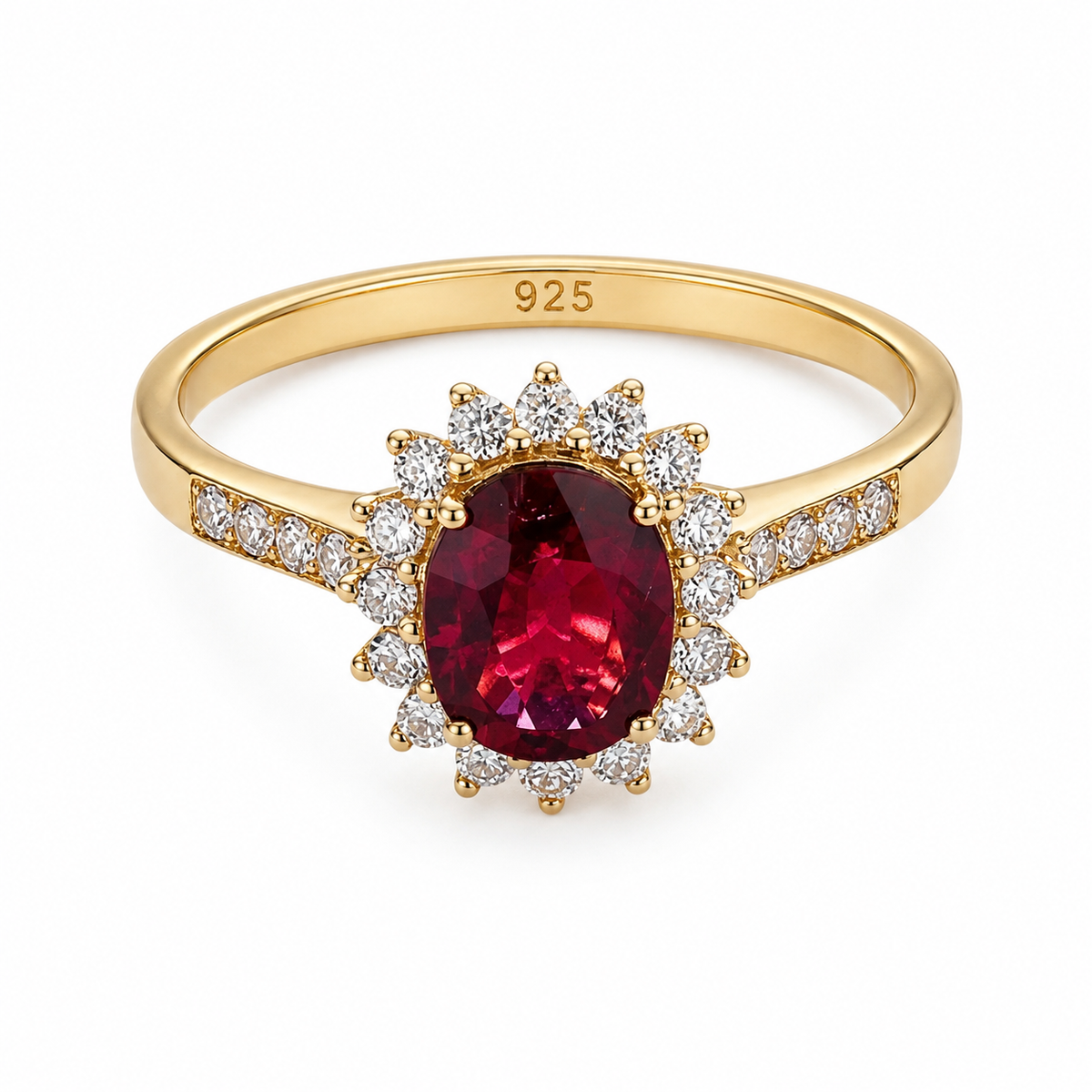 Scarlet Crown Ring