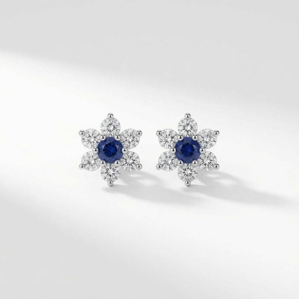 Starflower Studs | 925 Sterling Silver Jewelry by Cilhouette