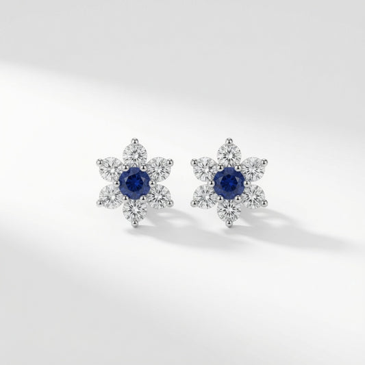Starflower Studs | 925 Sterling Silver Jewelry by Cilhouette