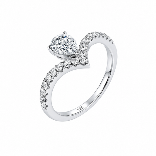 Starlit Curve Ring | 925 Sterling Silver Jewelry by Cilhouette