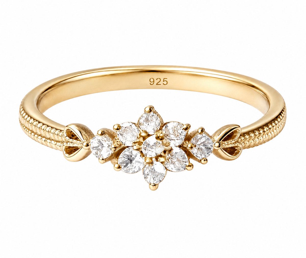 Sunlit Petal Ring
