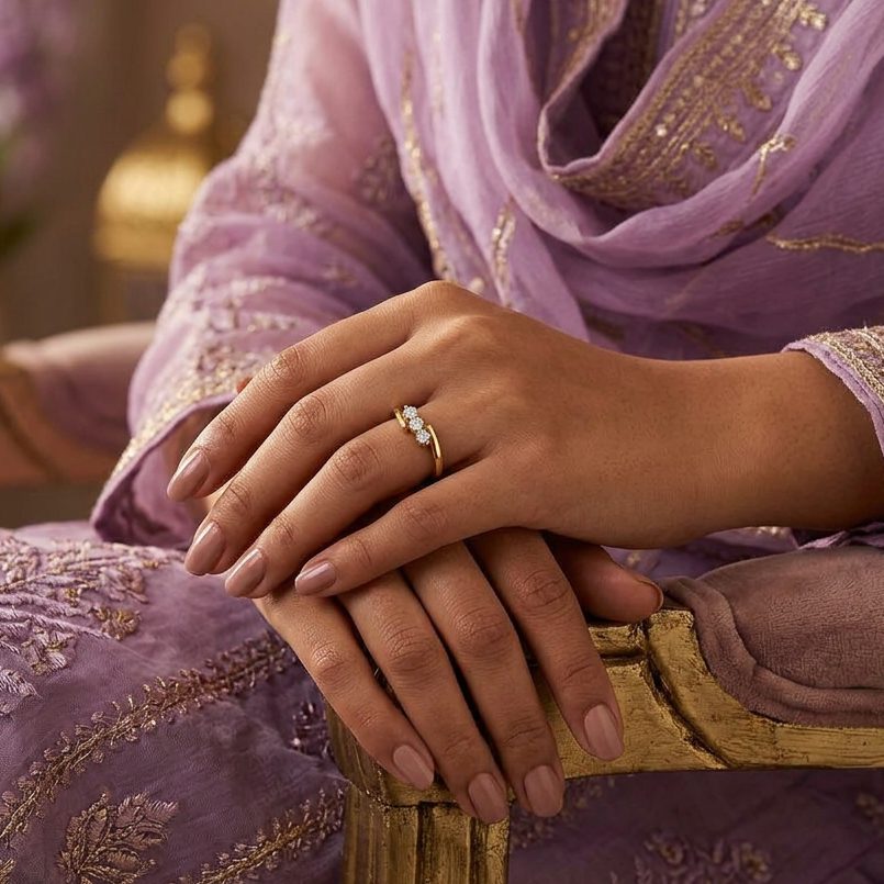Trio Sparkle Ring
