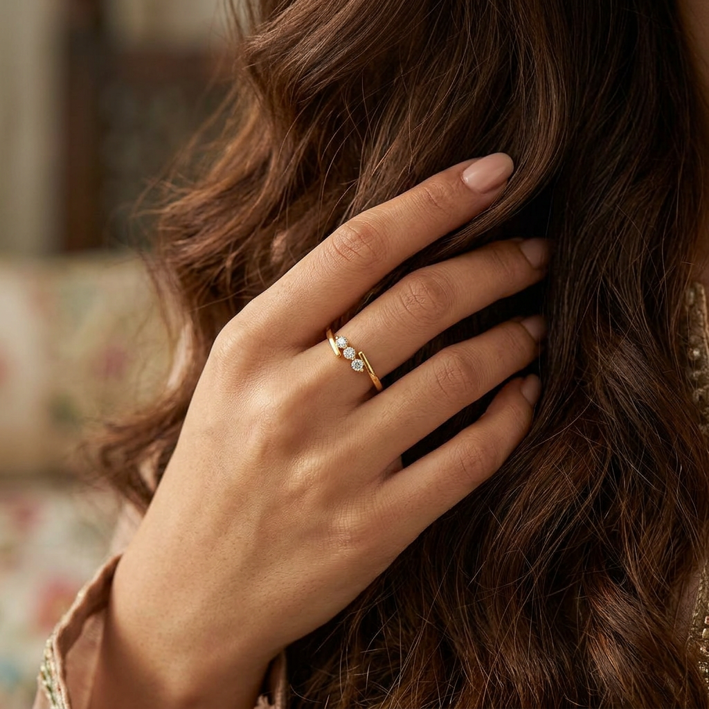 Trio Sparkle Ring