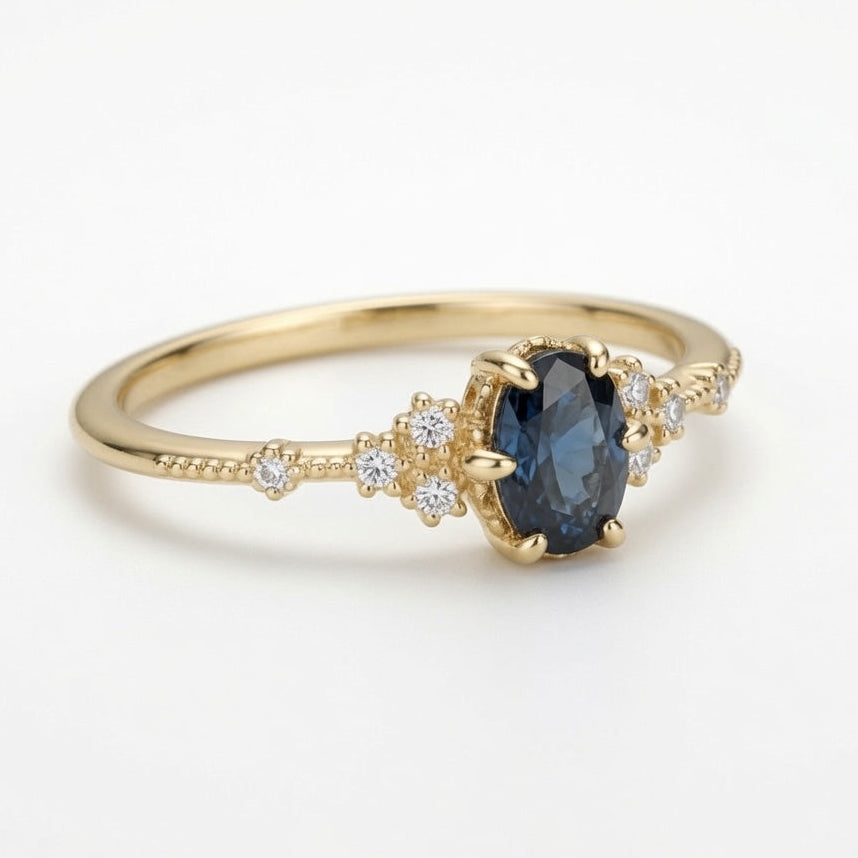 Twilight Bloom Ring | 925 Sterling Silver Jewelry by Cilhouette