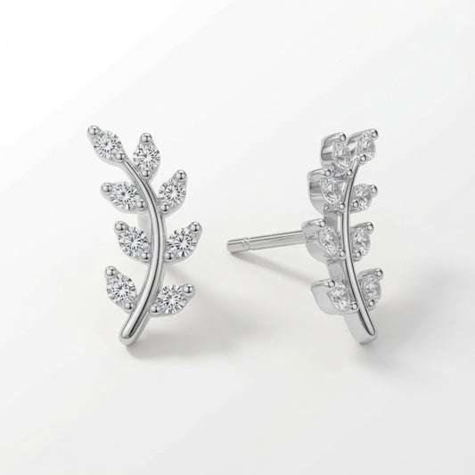 Vine Leaf Climbers | 925 Sterling Silver Jewelry by Cilhouette