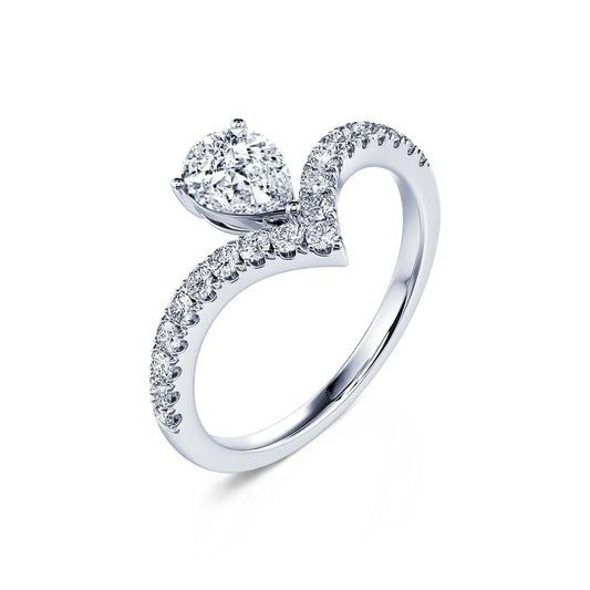 Starlit Curve Ring