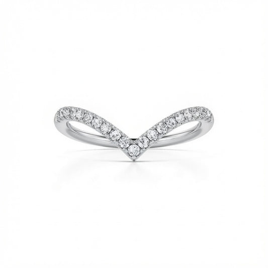 Wishbone Pavé Ring