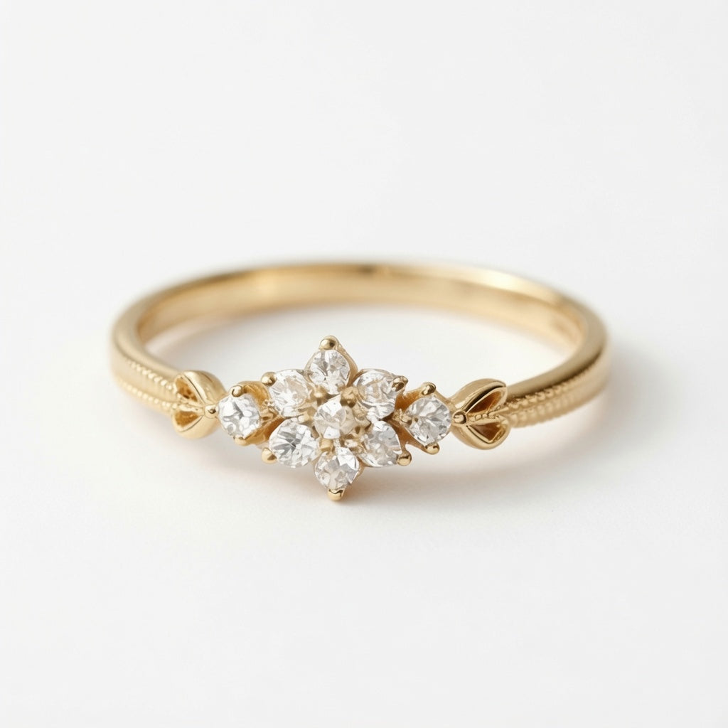 Sunlit Petal Ring