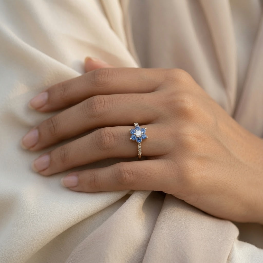 Forget-Me-Not Ring | 925 Sterling Silver Jewelry by Cilhouette