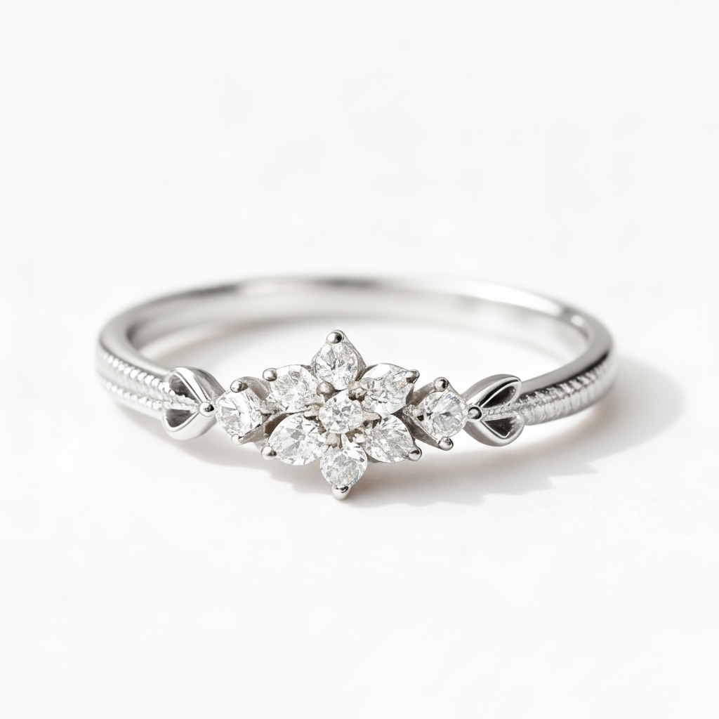 Sunlit Petal Ring