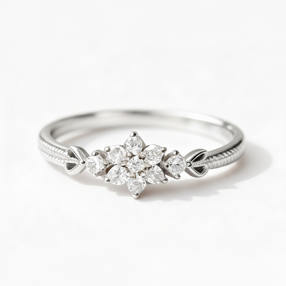 Sunlit Petal Ring